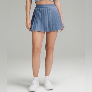 lululemon athletica Blue Pleated Skort